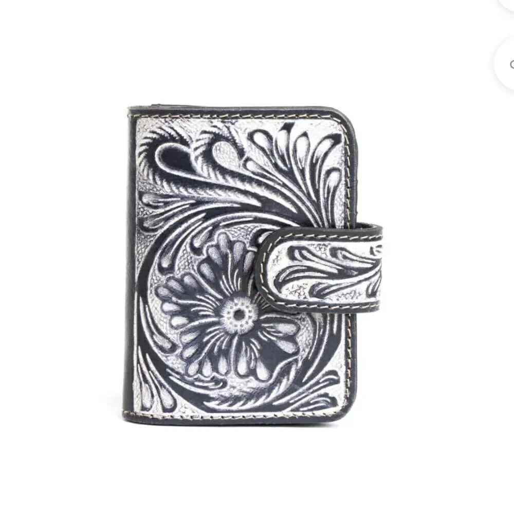 Myra Prairie Meadows Wallet in Frosted Ebony